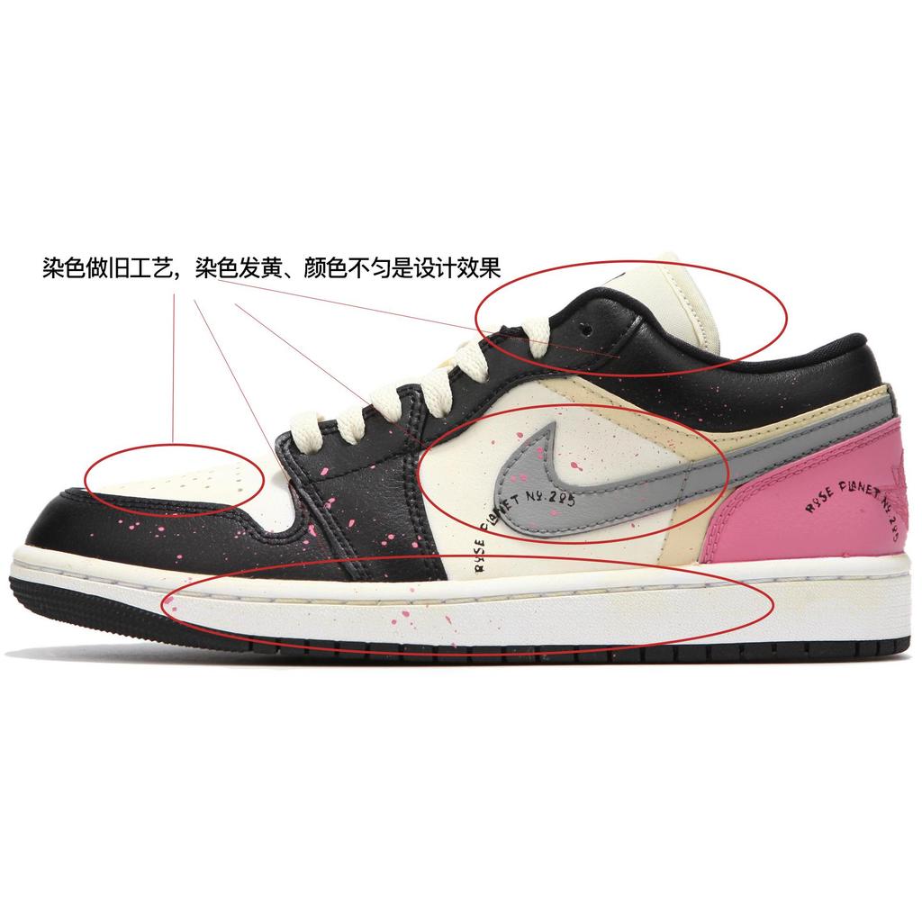 Jordan Air Jordan 1 Low top Vintage Basketball Shoes Women's DC0774-101(Team24-)