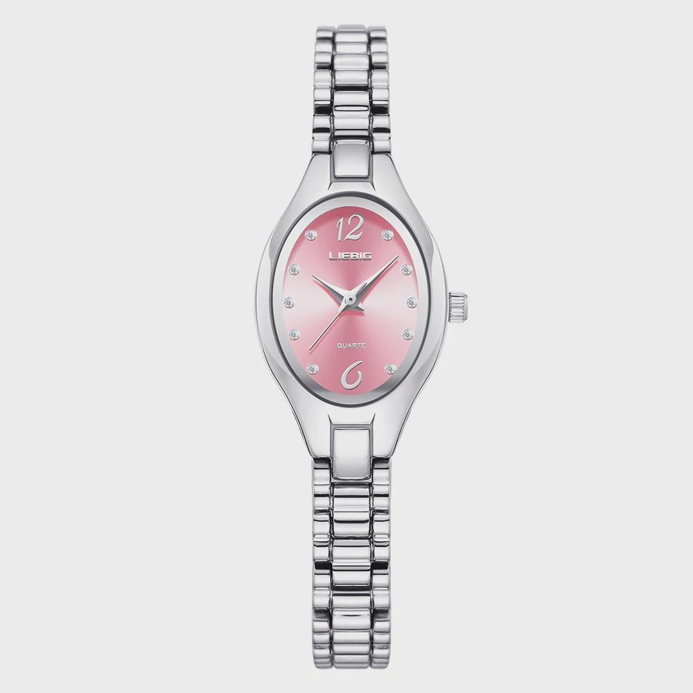 Top Brands Luxury Quartz Wristwatches Fashion Elegant Watches For Women Stainless Steel Strap Watch