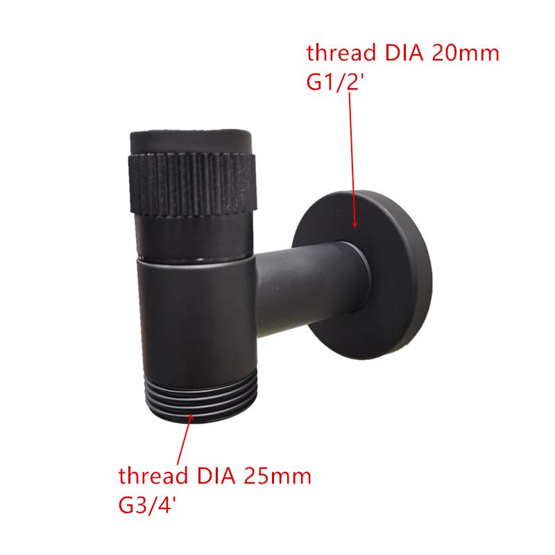 Stainless Steel Brushed Outdoor Garden Washing Machine Tap Sink Faucet G1/2 Threaded Cold Water Taps