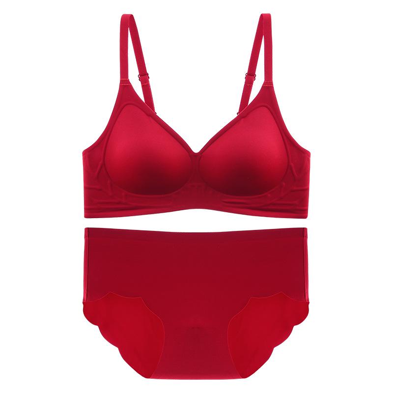 Damen Nahtloser Dünner Push-Up Jelly BH - Anti-Erschlaffung, Bequem, Bügellos, für Kleine Brust, Sommerstil (Modell 3006)