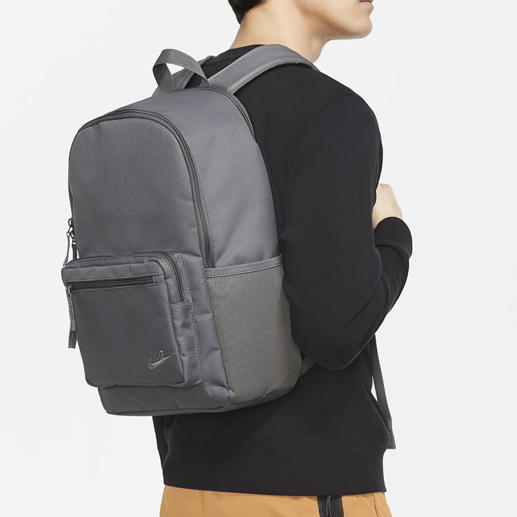 Men's Backpack Nike Fabric Backpack Unisex Gray