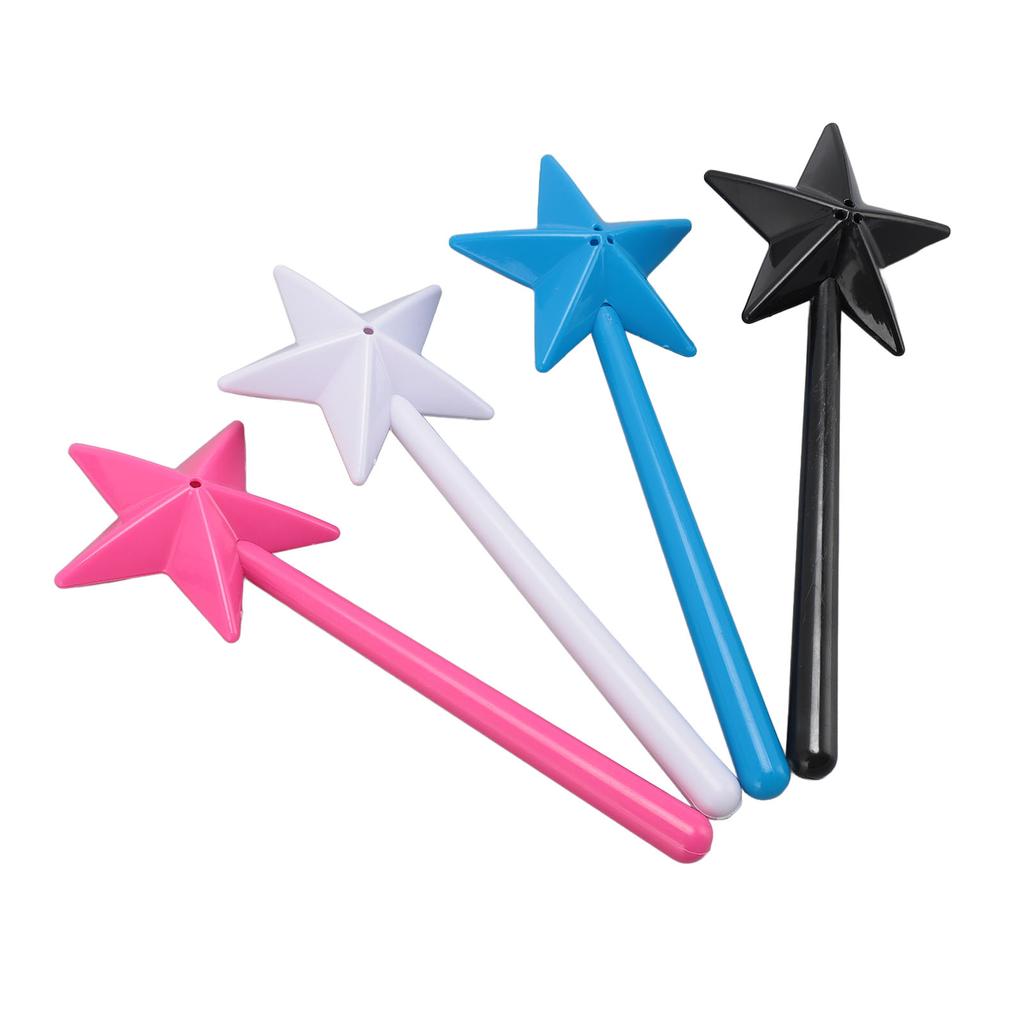 4 stk salt og pepper shaker stav etterfyllbar 3 små hull krydder shaker Stars Stick for kjøkken