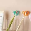 5PCS Portable Toothbrush Head Covers Toothbrush Protector Cap Brush Pod Case Protective ABS Clip Household Travel Supplies
