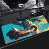 P-Pokemon Lucario Gaming Mouse Pad Large Extended Desk Mat Anime Pc Gamer Accessories Big Anti-Slip Playmat for Computer Laptop