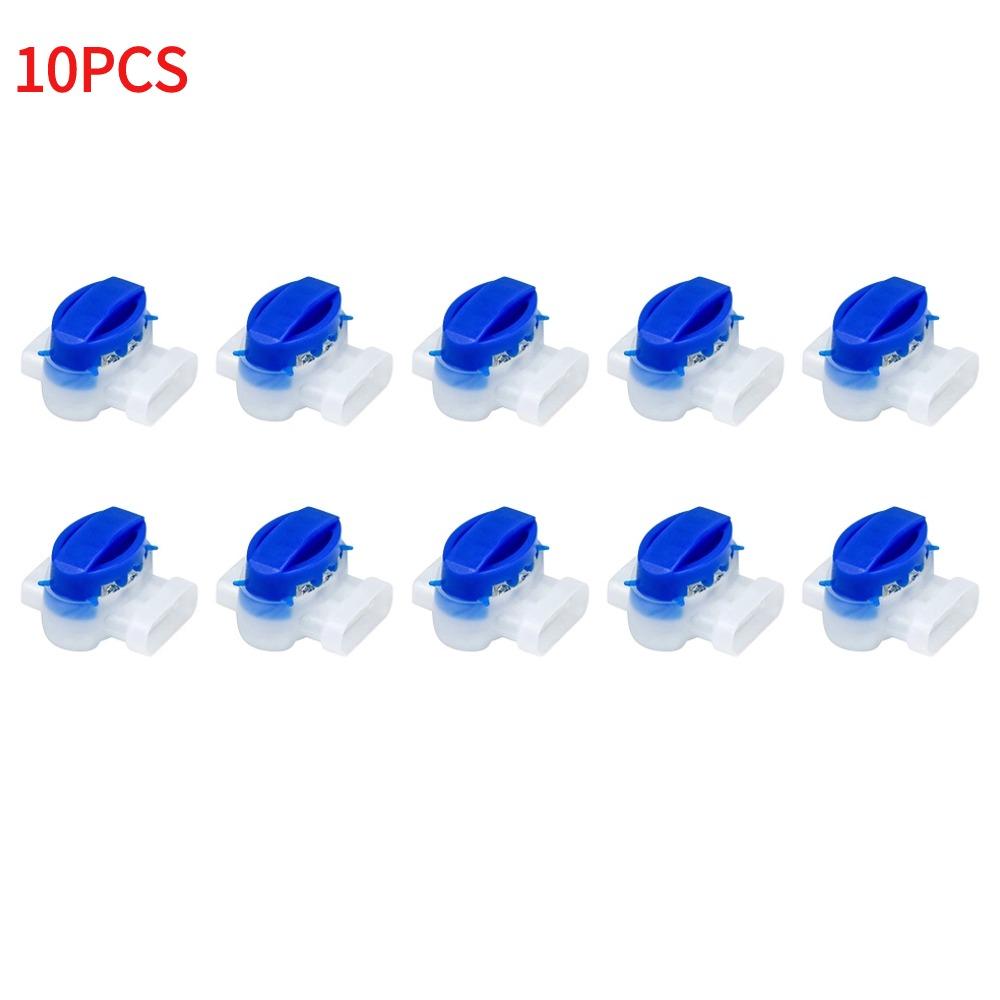 

10-200 шт. разъемов для роботизированной газонокосилки Gardena/Worx/Robomow, электрический кабельный терминал, 3 отверстия, зажимы, разъемы