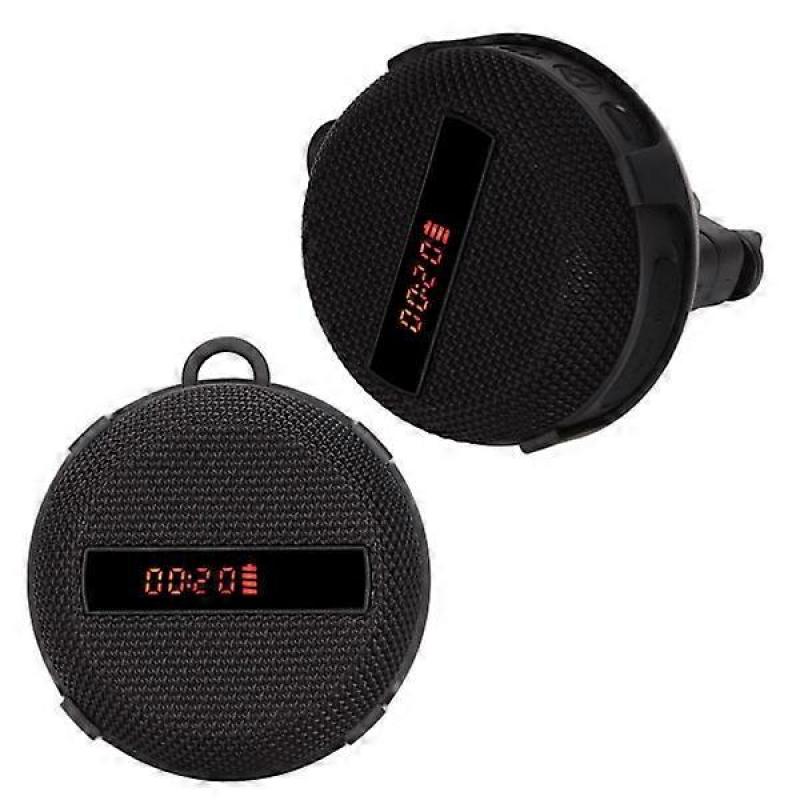 Bluetooth 5.0 Bike Speaker IP65 Waterproof Dustproof Wireless Bike Speaker with Time Speed Battery Display