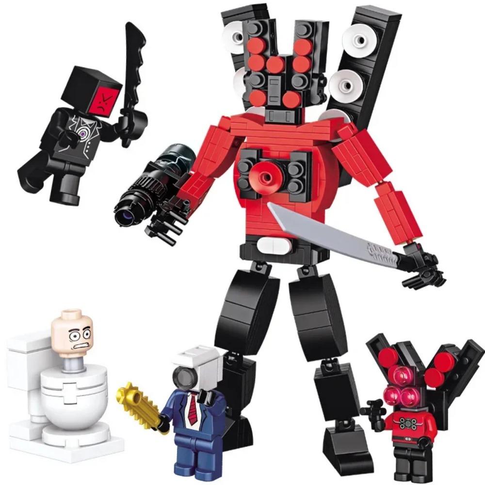 Mutant Titan Camera Man Building Blocks Cartoon or Game Doll Kids Toys Speaker Camera Titan TV Clock Toilet Man Bricks Model