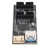 USB 3.2 GEN1 19Pin To Dual 19Pin Expansion Card 19pin To Dual 19 Pin Front Panel Header Splitter Adapter