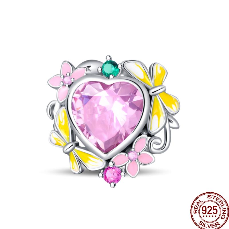 New Copper Butterfly Design Classic Series Charm Beads Suitable Fit 3Mm Original Bracelet Diy Jewelry