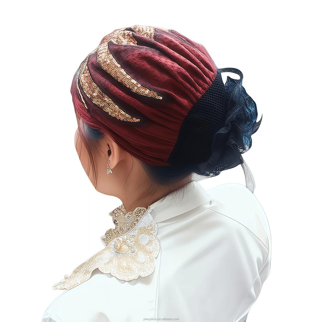 Muslim Women Hijab Scarf Cap Turban Headwear Underscarf Islam Ninja Flower Headscarf Wrap Bonnet Hair Loss Cover Eco-Friendly