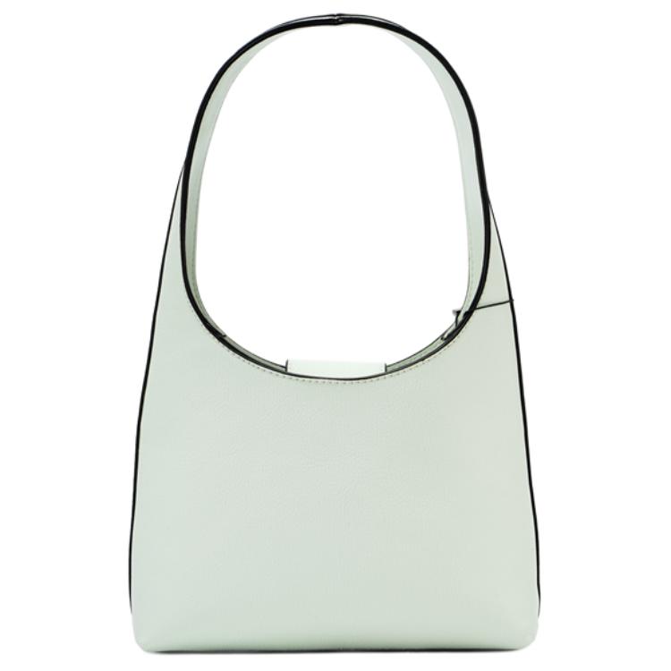 Calvin Klein Solid Color Letter Logo Magnetic Closure Synthetic Material Underarm Tote Shoulder Bag Women bags Light-Green DH3479-319