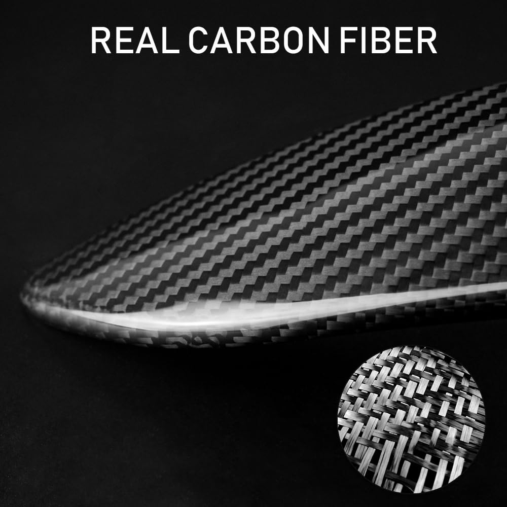 AIRSPEED Hard Carbon Fiber Door Handle Covers for BMW and These Stylish Interior Door Handle Covers and Protectors Are Perfect for Customizing Your
