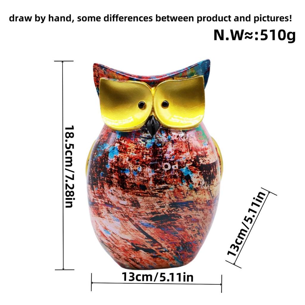 Elegant Owl Sculpture for Home Decoration Gift Bird Admirers