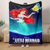 1pc, Disney The Little Mermaid Ariel's Beginning Home Decor Throw Blanket Soft for Couch, Bed, Car, Travel, Camping, Office Nap, Gift Idea