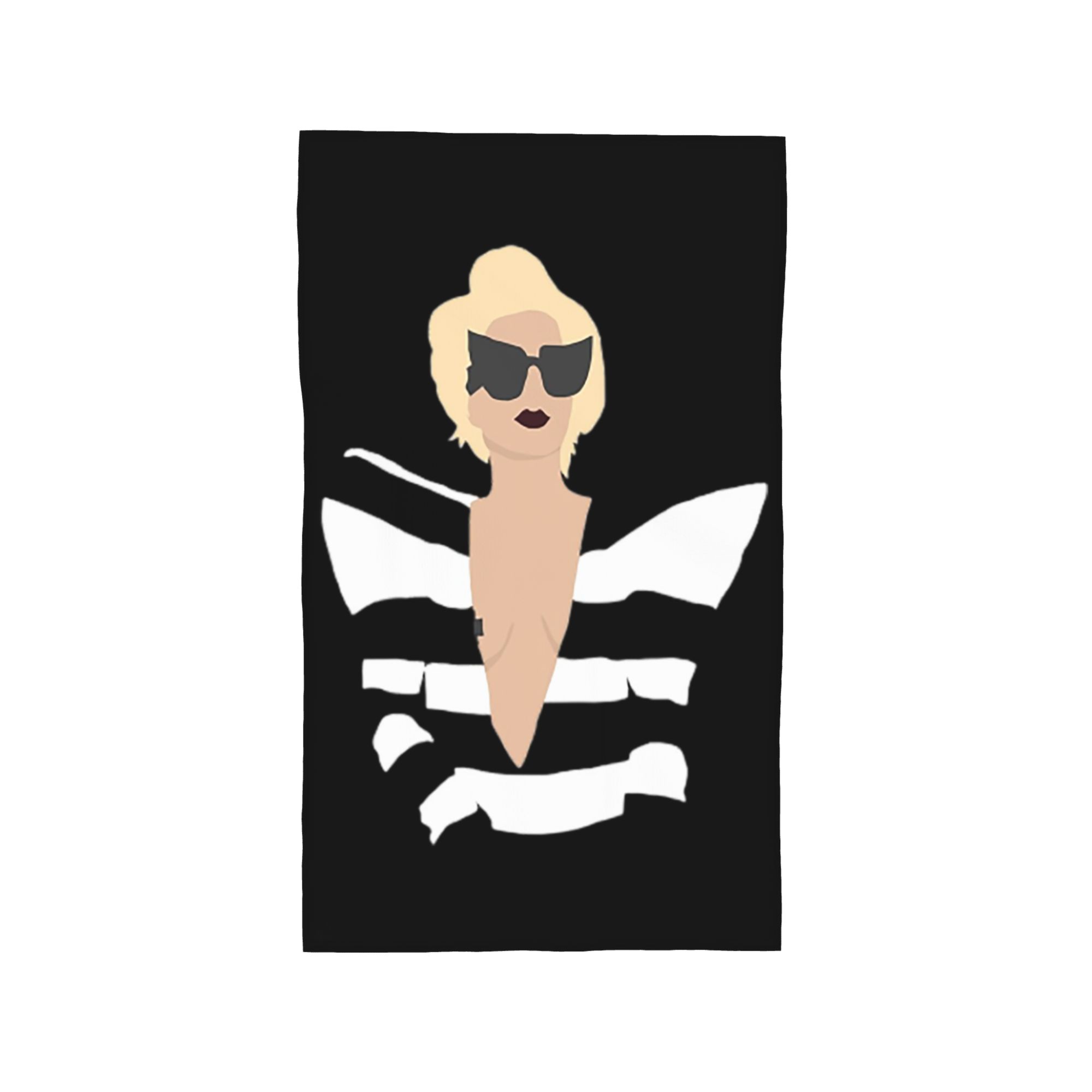 Lady Gaga Telephone Soft Face Towel Quick Dry Pool Bath Cotton Towels Breathable W40*H60(CM)