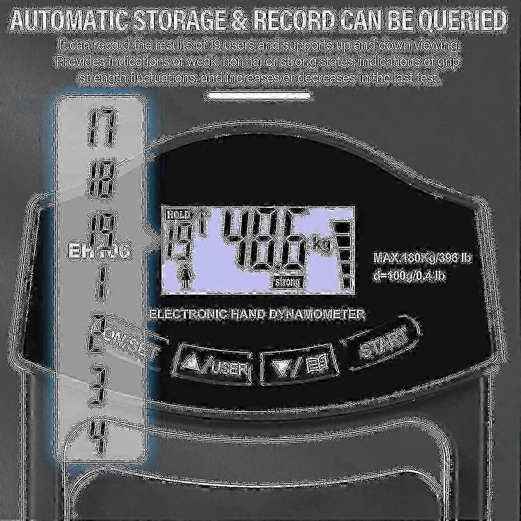 Handdynamometer mit hoher Kapazität für sportliche Leistung