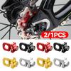Single Speed Bike Chain Tensioner Aluminum Alloy CNC Adjuster Bolt Screw Cycling Chain Adjuster Fixed Fastener Bicycle Accessory
