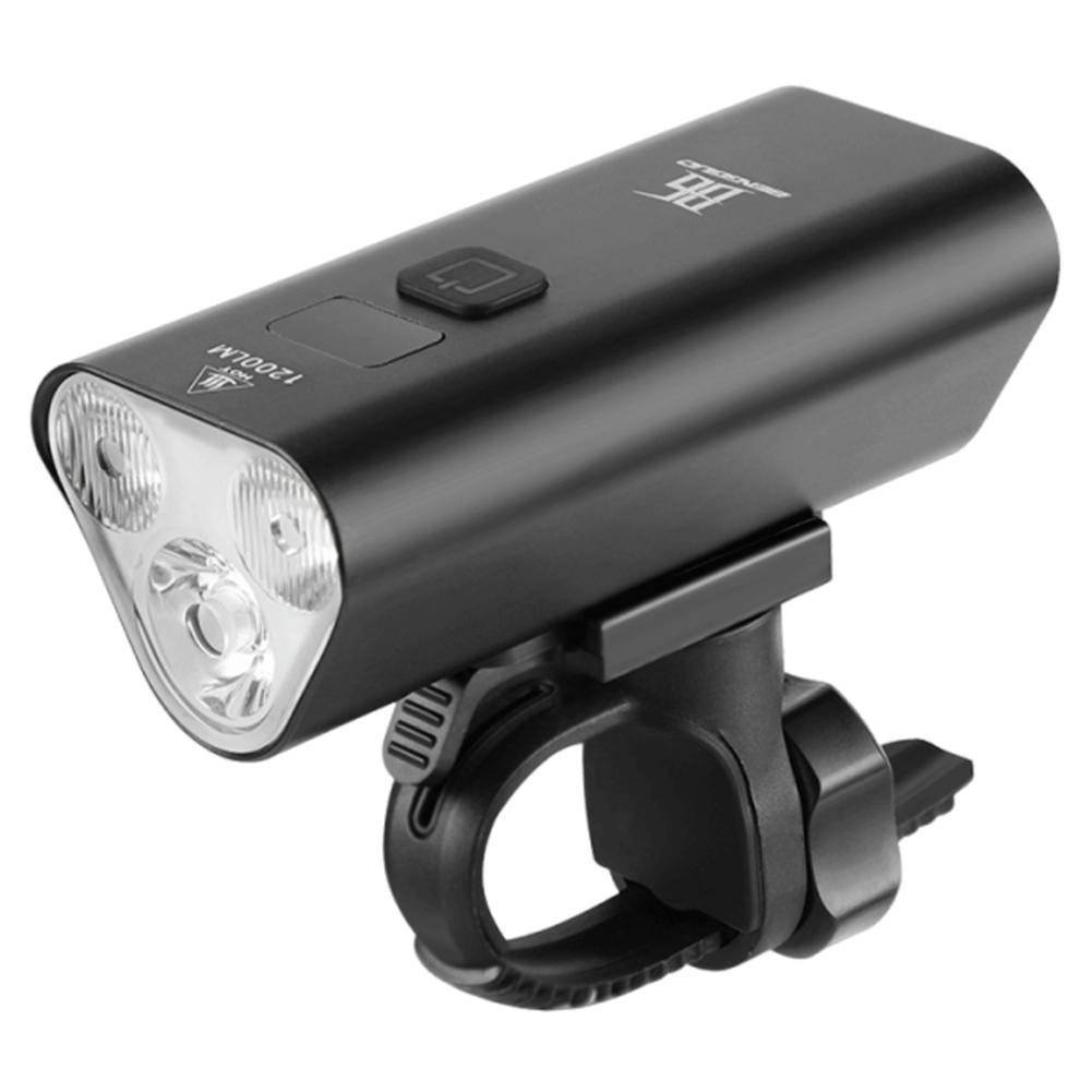 Digital Display Bicycle High-Beam Headlights 1500mAh Outdoor Bicycle Front Headlight Rechargeable Bicycle Accessories Lights