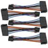 5pcs Power Cable Adapter ATX 24pin To 12pin Cord Convertor 15cm PVC Copper for Desktop Computer