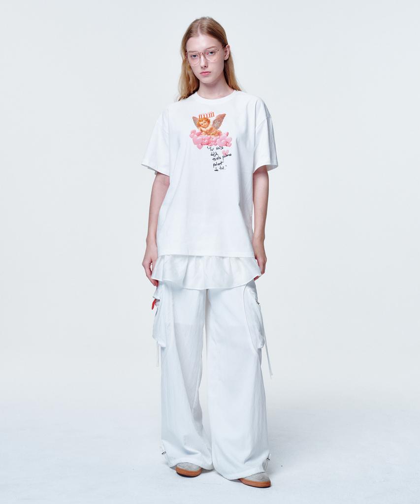 2113 STUDIO Loose Fit T-Shirt Heart Cloud