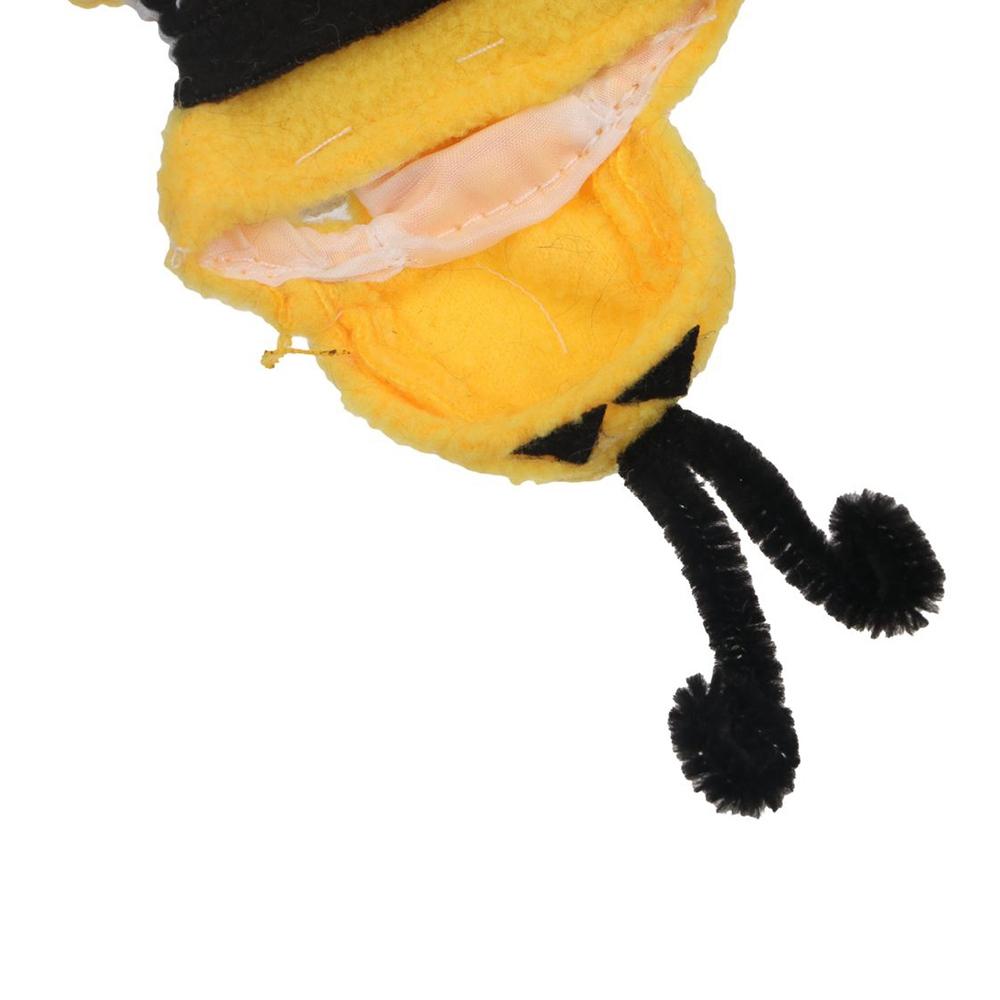 Cute Parrot Bee Shape Clothes Bee Shape Warm Parrot Winter Warm Hat Hooded Cloth Yellow Parrot Flying Suit Winter M