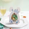 Easter Rabbit Cartoon Candy Box - DIY Foldable Transparent Gift Boxes (10 pcs)