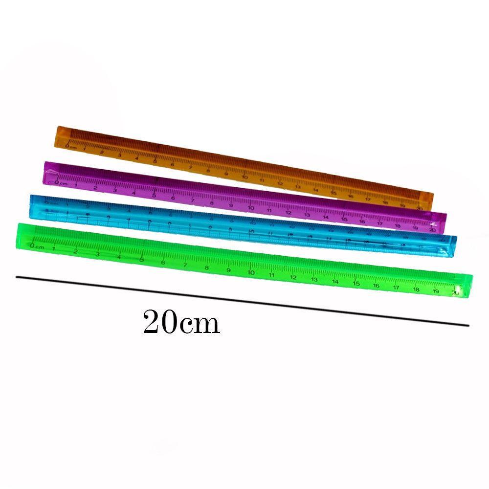 Scale for School Students 20cm Kids Gift Drafting Accessories Stationery Supplies Triangular Ruler