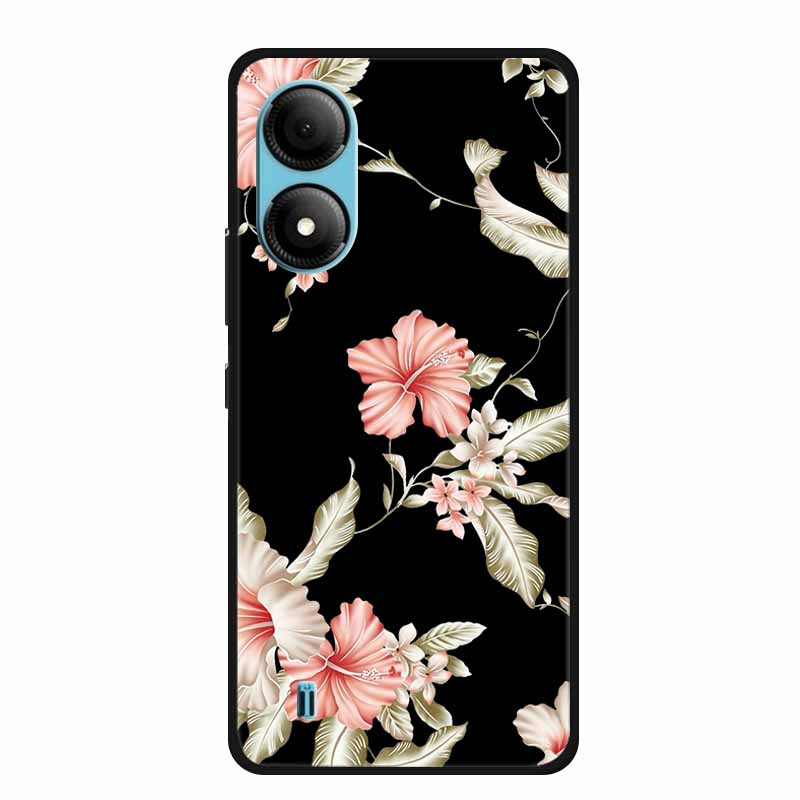 Funda For ZTE Blade A33S Case Cute Cartoon Cat Black Silicone Soft Phone Case For ZTE A33S Back Cover Case A 33 S 33s Coque Capa