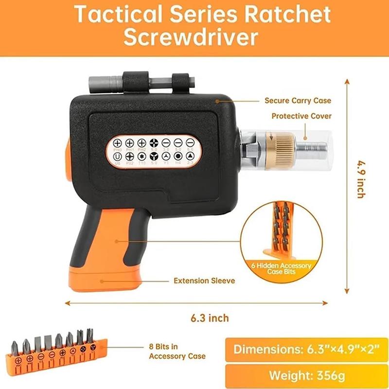 16 in 1 Verstellbarer Ratschenschraubendrehersatz Magnetische Nussdreherwerkzeuge Multifunktionale Elektronikreparatur Hand-Schraubwerkzeuge
