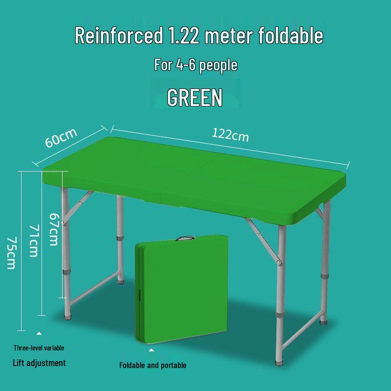 Portable Outdoor Folding Table & Chair Set with Backrest - Multi-functional for Camping & Dorm Use