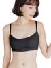 Bambi Water Seamless Night Sports Bra Bra, Adjustable, Wireless, Daytime/Daytime, Bandeau, (Size M, Black)