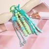 Y2K Trendy Creative Beaded Keychain Personalized Versatile Keyring Phone Lanyard For Girls Bag Pendant Key Hanging Decoration