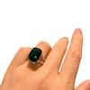 Jewelry Trend Line Imitation Color Treasure Seiko Inlaid Live Ring 12 * 16