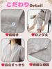 Beatgos Women's Short Sleeve Summer Pajamas, 100% Cotton, Open Front, Loungewear, Relaxing (Hikawa Ash (Long Sleeve), Size M)