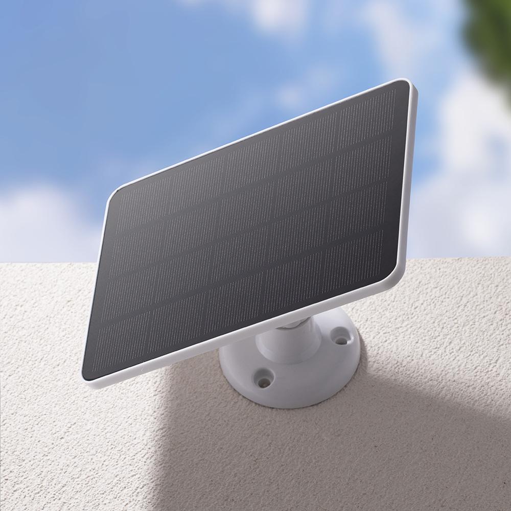 20W Solar Panel Kit with 3-meter Charging Wire Portable Solar Panel 360 Rotating for Ring Spotlight Camera/Ring Stick Up Camera