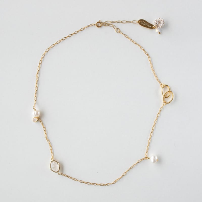 MERRYMOTIVE Shine and bright surgical gold necklace