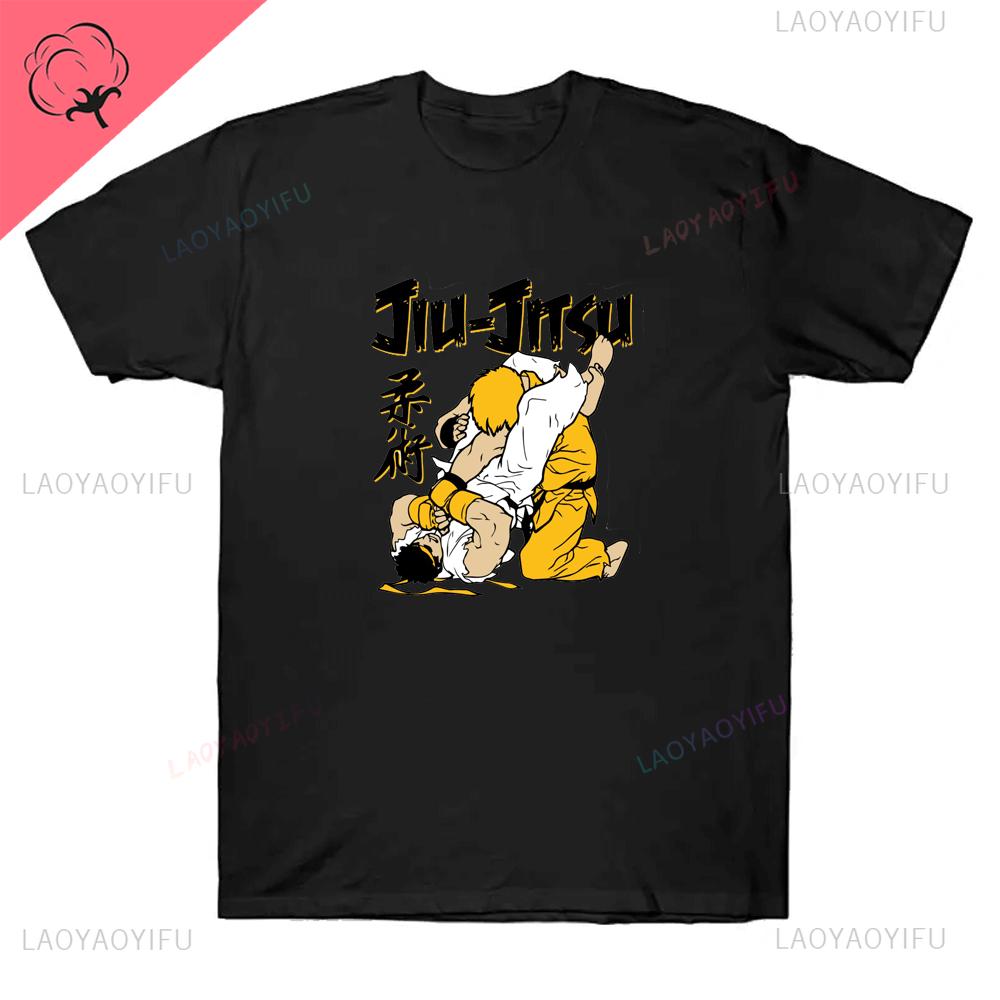 Summer Top Bjj Jiu Jitsu T Shirt Women Designer Comic Funny Top Female 2000s camise Clothes Cartoons Summer Aesthetic T-shirts