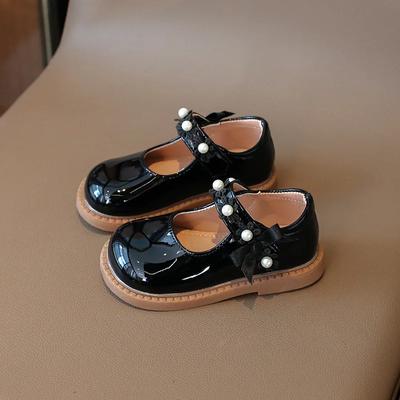 2024 Children Leather Shoes for Girls Autumn New Fashion Korean Style Soft Bottom Anti-slippery Casual Princess Versatile Shoes