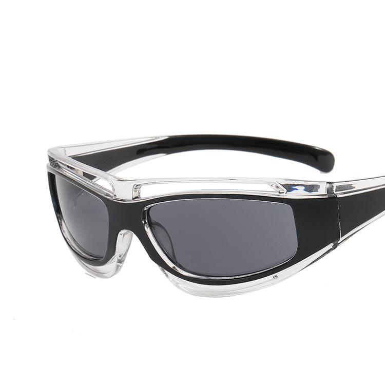 

Y2K Punk Sunglasses For Women Men Summer Fashion Eyewear Outdoor Sports Driving Shades UV Protection As shown