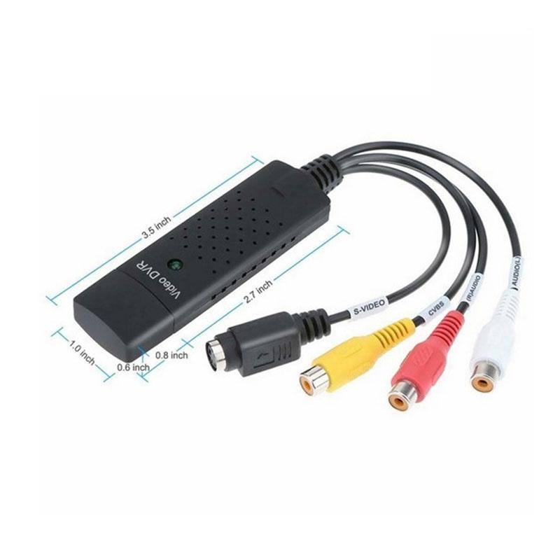 USB 2.0 Audio Video VHS VCR zu DVD Konverter Aufnahmekarte Adapter Digitales Format