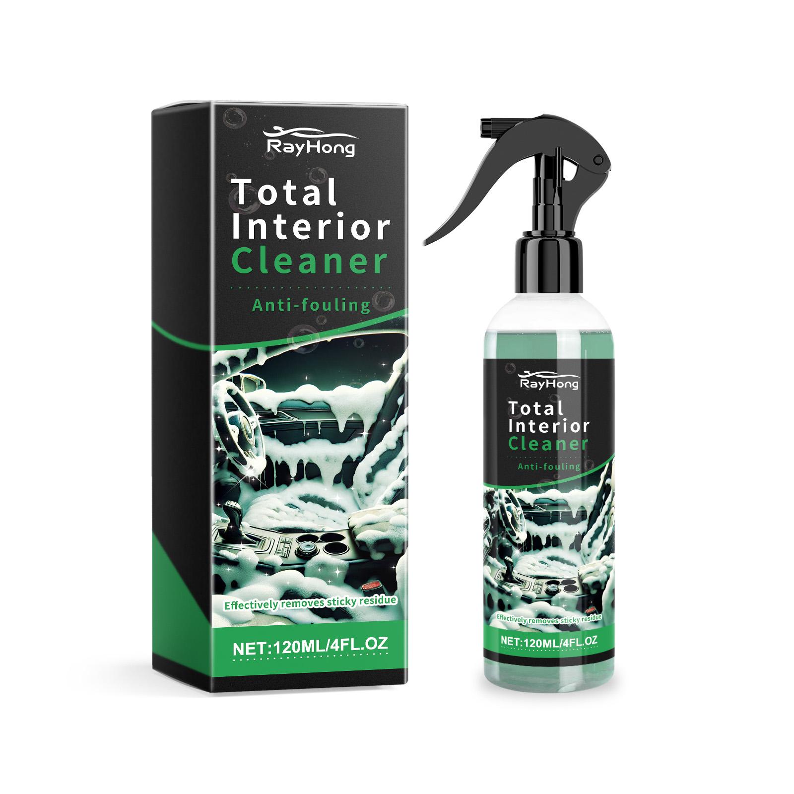 

Car Interior Cleaner - No-Rinse Foam Cleaner for Seats, Headliners & Dashboard, Removes Stains