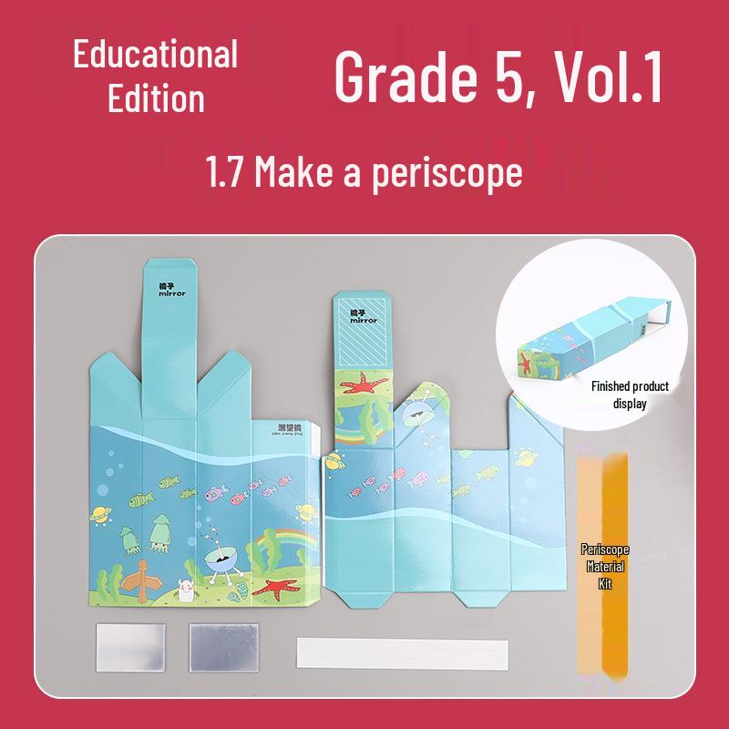 

Набор для экспериментов к учебнику естествознания для пятого класса: Сделайте перископ