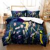 Lauri Ylönen Band Art Printed Bedding Kit 3PCS Duvet Cover & 2 Pillow Covers Breathable Fabric Rock Lover Bedroom Ornament