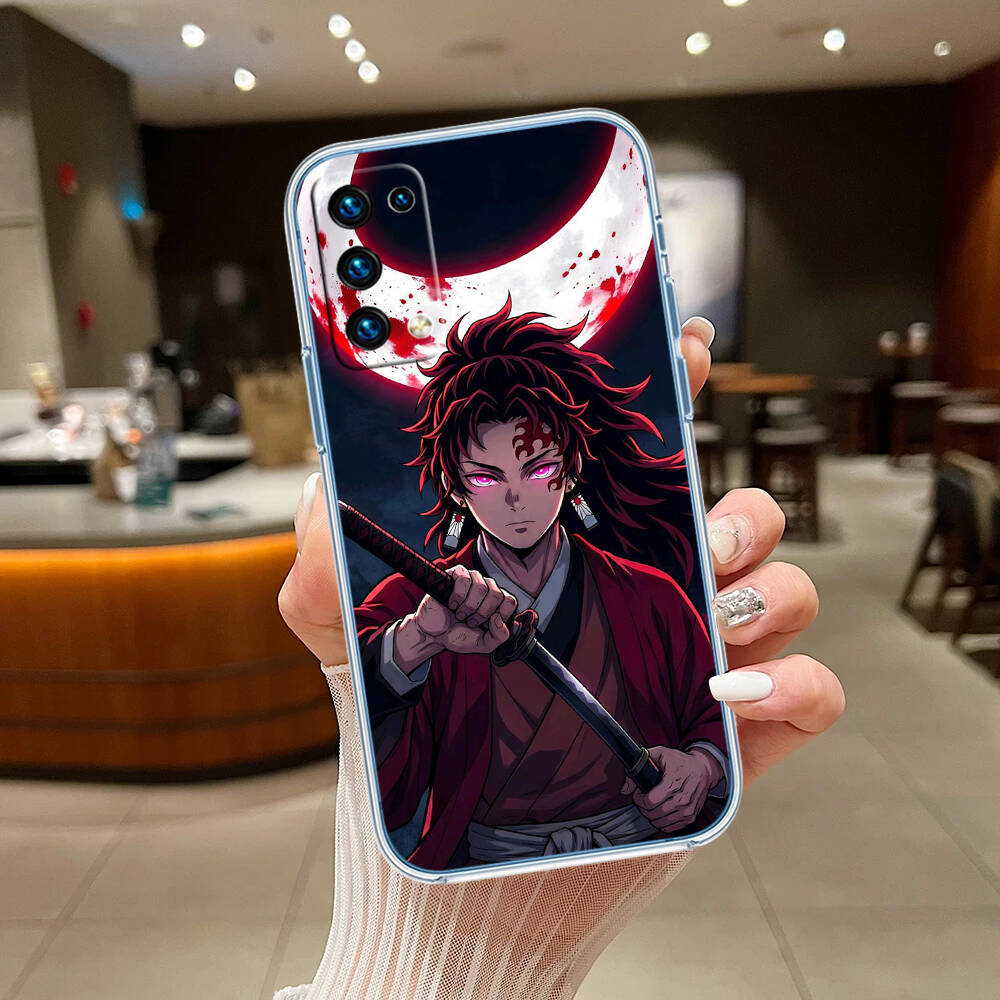 Anime Demon Slayer Case for Motorola G10 G20 G04 E30 E40 E22 E20 E13 E15 G22 G23 G05 G75 G35 G55 E22S E7 G6 G7 G8 G9 Plus Power Play