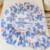 3.5 Feet/6 Feet Three-piece Bed Sheet Set Dust Mite Proof Strawberry&Floral Prints Bed Sheets And Pillowcases Set Smooth Fabric