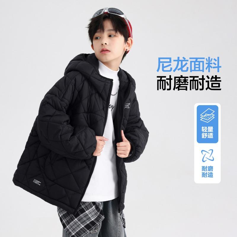 Boys' winter dopamine thickened cotton-padded clothes, the new junior high school children's winter clothes padded warm cotton-padded jacket