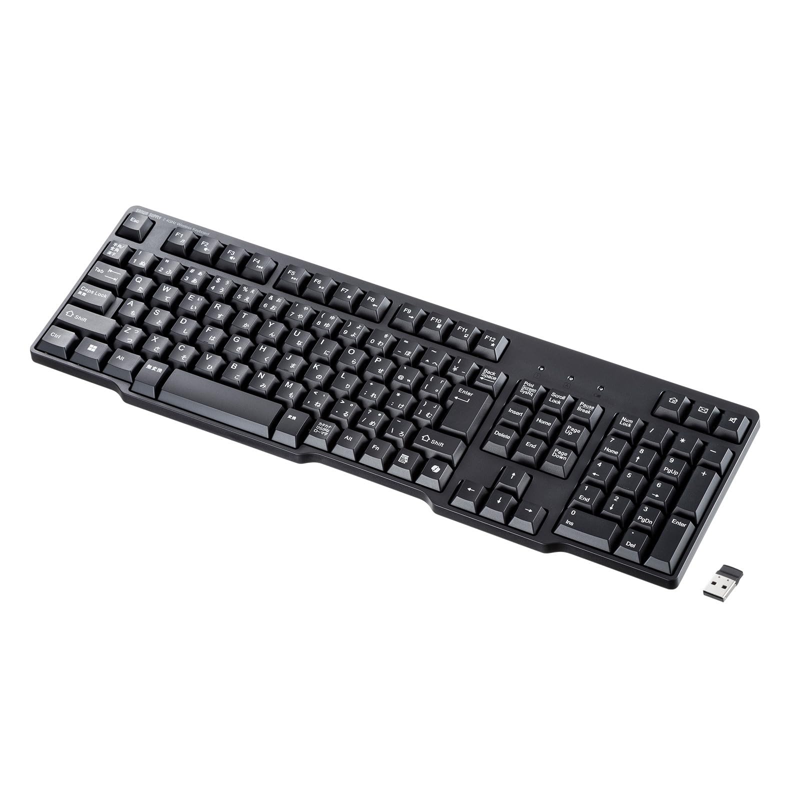 

Sanwa Supply Wireless Keyboard (2.4GHz Wireless) SKB-WL40BK