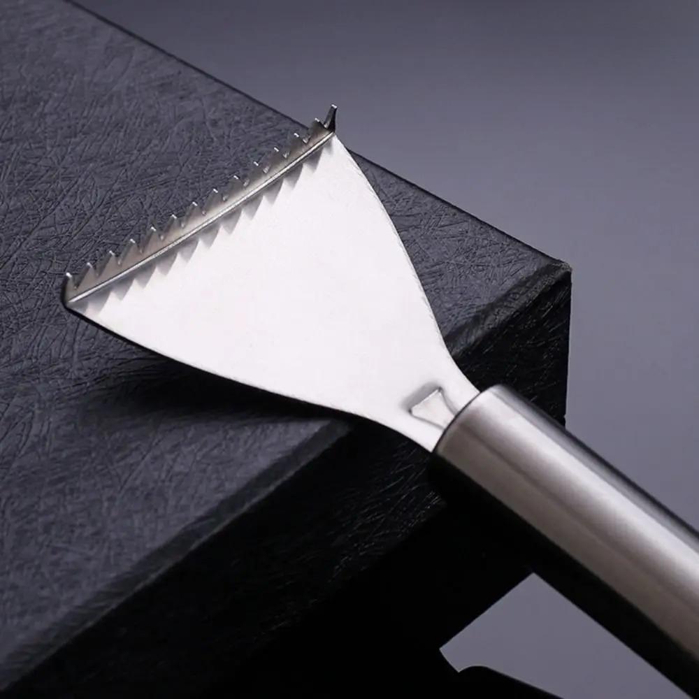 Smooth Handle Easy Maneuverability Fish Scale Scraper Seafood Tools Seafood Tools Stainless Steel Fish Scale Remover