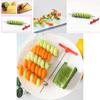 Compact Potato Spiral Cutter With Manual Roller And Sharp Stainless Steel Blades For Kitchen Use
