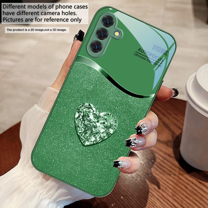 Gradient Diamond Love For Samsung A73 72 71 A70 56 55 54 A53 52 51 50 42 A35 A34 33 32 31 26 25 24 23 22 30 glass phone case